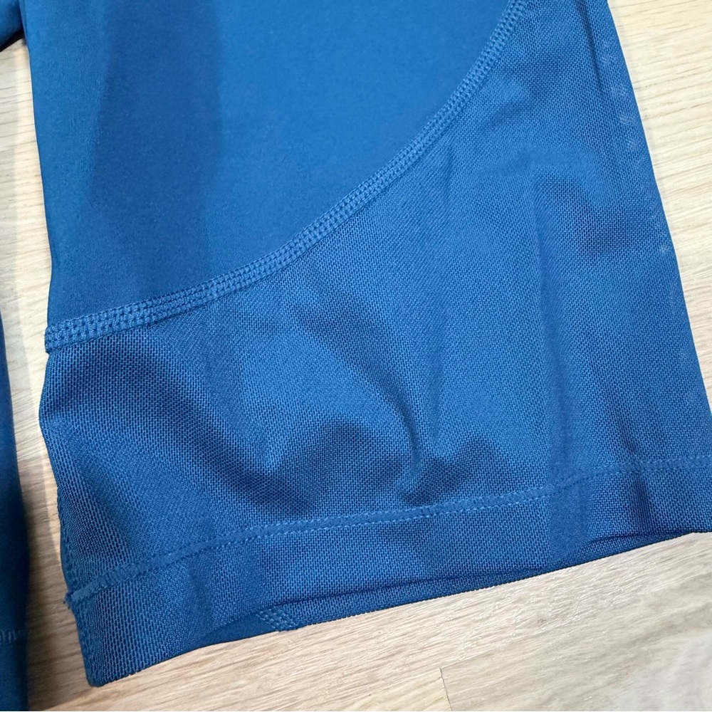 NIKE NWT Women's 8” Training Shorts Pro Tight Fit Midnight Turquoise Large - Picture 5 of 10